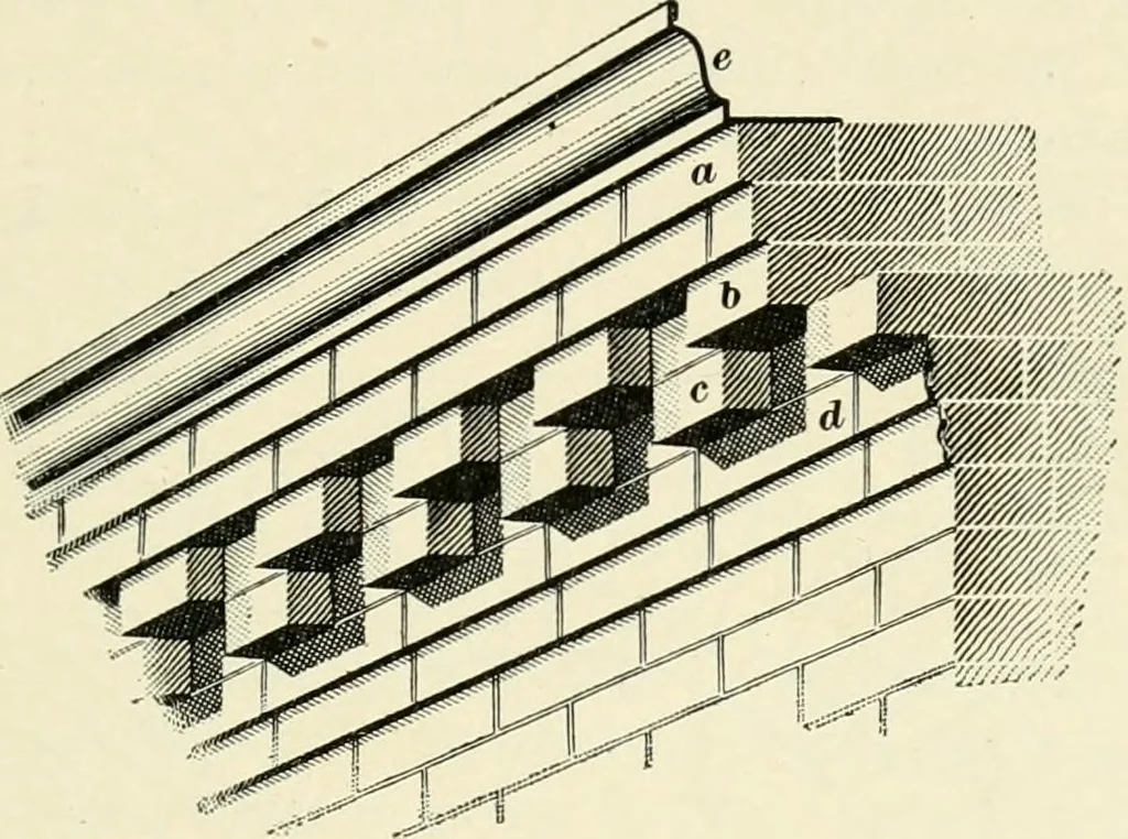 An illustration from A treatise on architecture and building construction, 1899, leaf 156