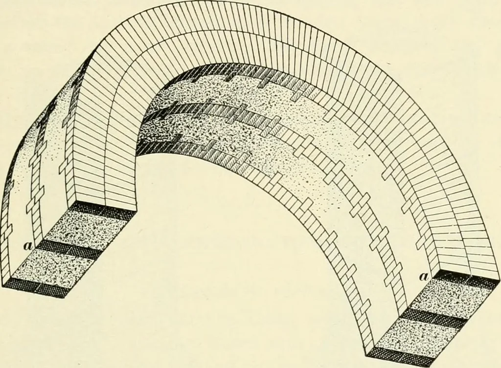 An illustration from A treatise on architecture and building construction, 1899, leaf 164