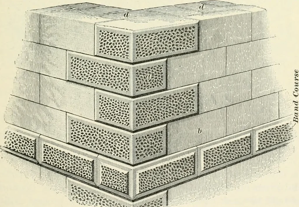 An illustration from A treatise on architecture and building construction, 1899, leaf 200