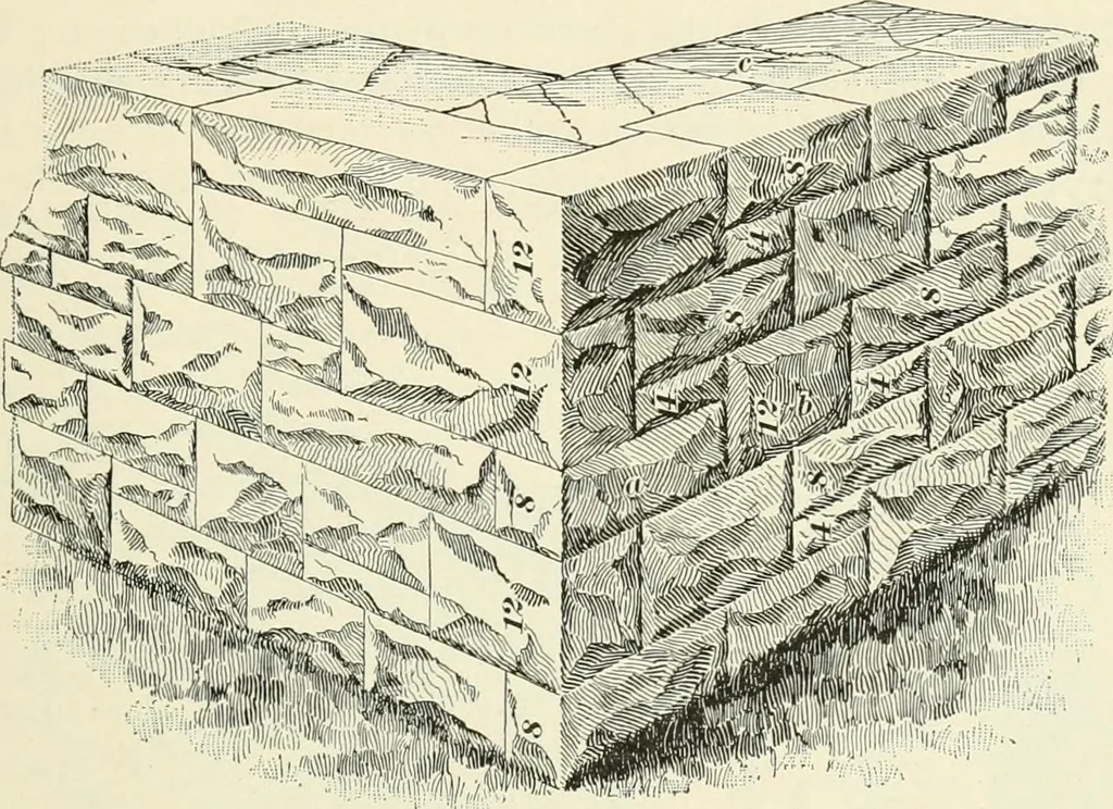 An illustration from A treatise on architecture and building construction, 1899, leaf 202