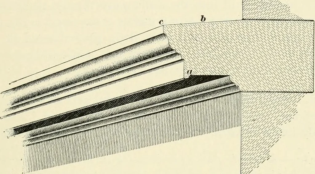 An illustration from A treatise on architecture and building construction, 1899, leaf 208