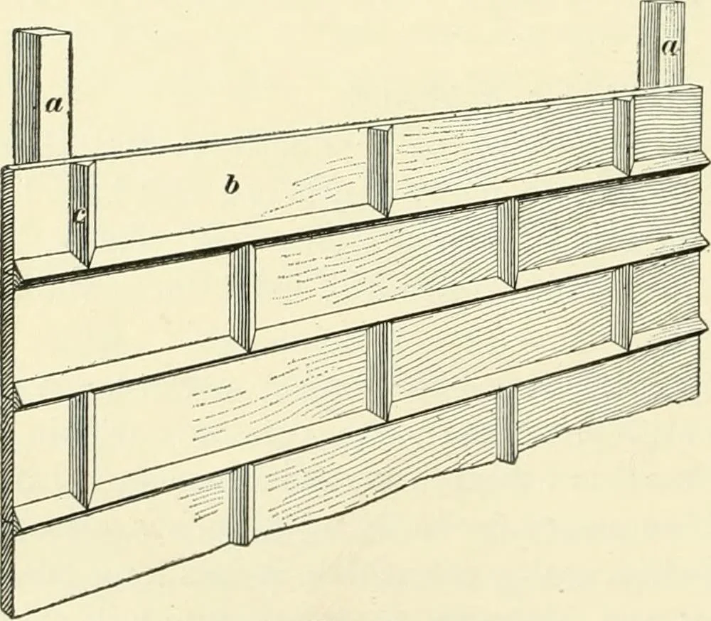 An illustration from A treatise on architecture and building construction, 1899, leaf 243