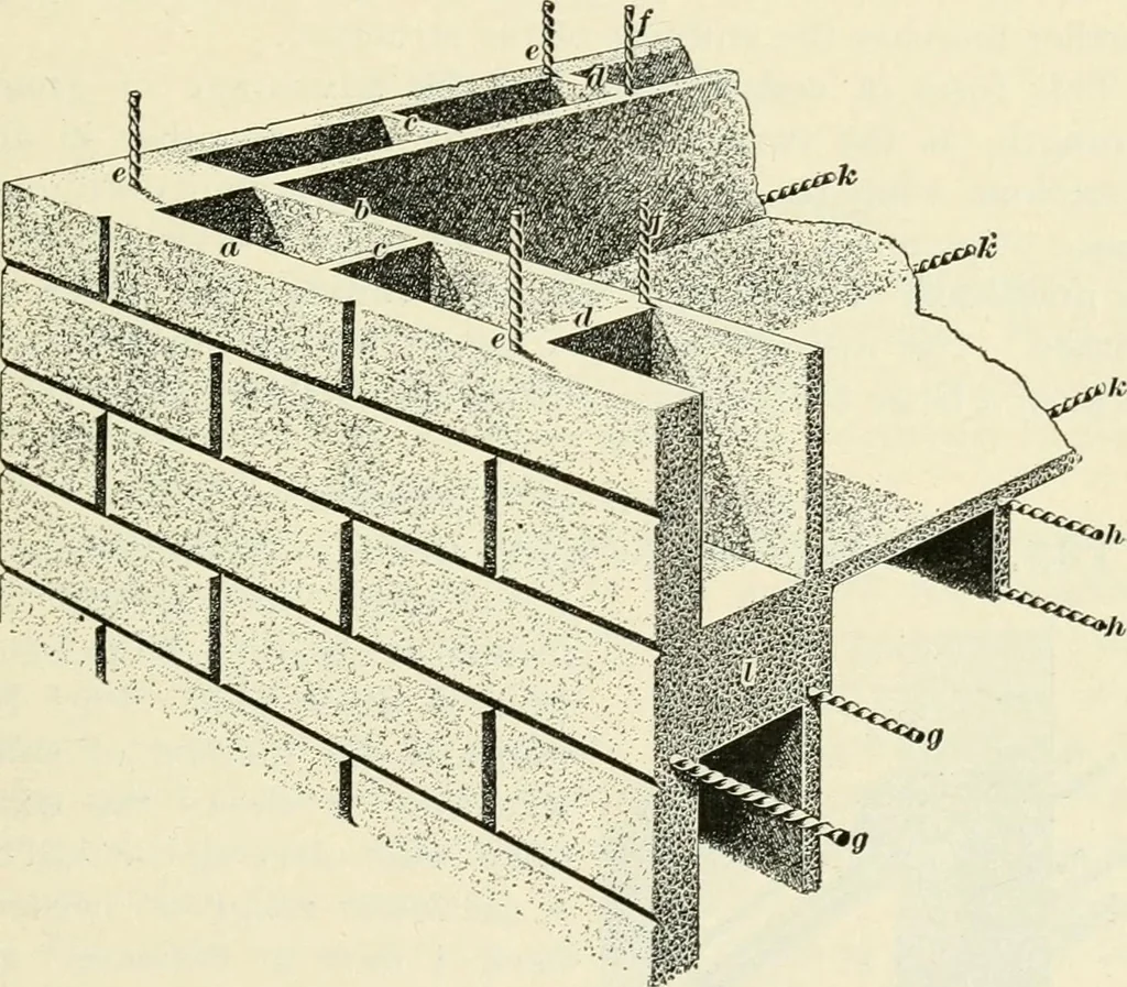 An illustration from A treatise on architecture and building construction, 1899, leaf 248