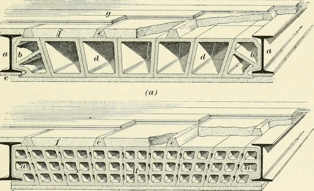 An illustration from A treatise on architecture and building construction, 1899, leaf 262