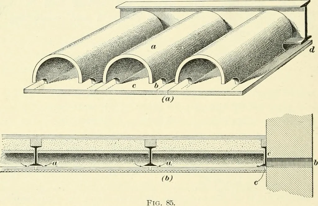 An illustration from A treatise on architecture and building construction, 1899, leaf 273