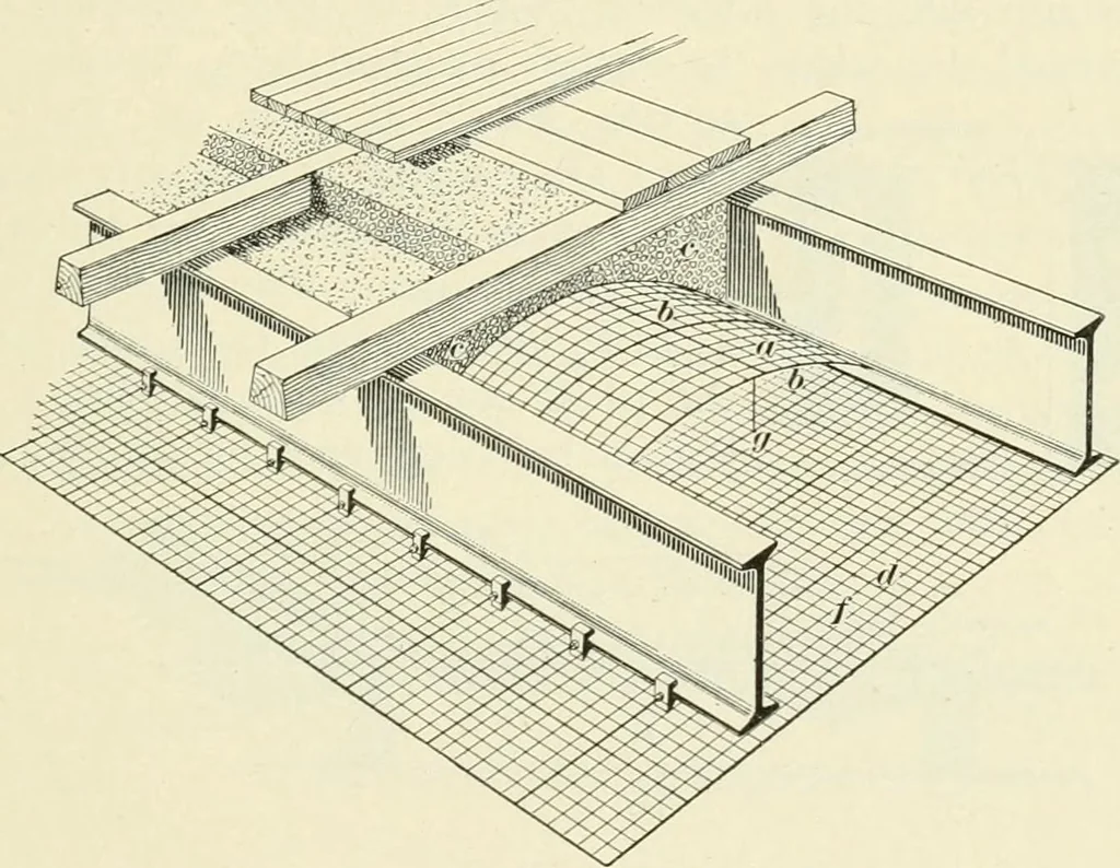 An illustration from A treatise on architecture and building construction, 1899, leaf 278