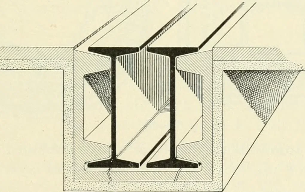 An illustration from A treatise on architecture and building construction, 1899, leaf 284