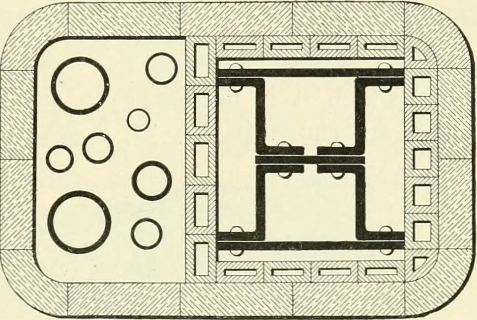An illustration from A treatise on architecture and building construction, 1899, leaf 286