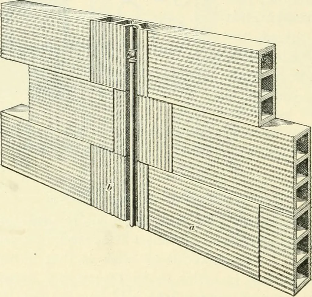 An illustration from A treatise on architecture and building construction, 1899, leaf 287