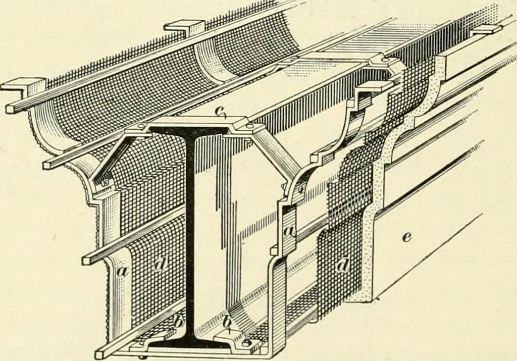 An illustration from A treatise on architecture and building construction, 1899, leaf 323