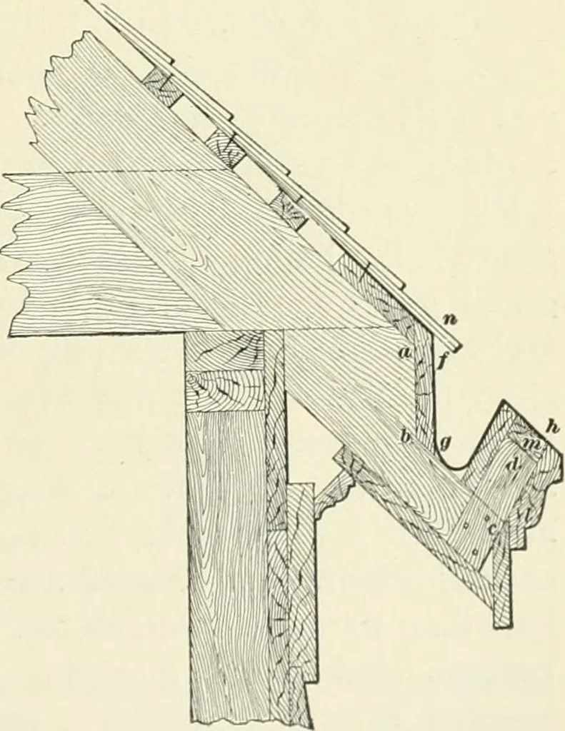 An illustration from A treatise on architecture and building construction, 1899, leaf 422