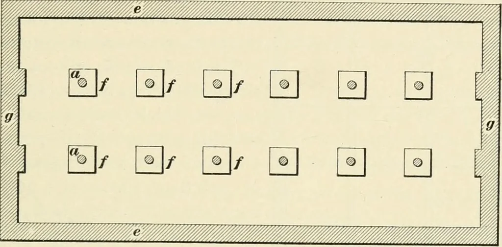 An illustration from A treatise on architecture and building construction, 1899, leaf 46