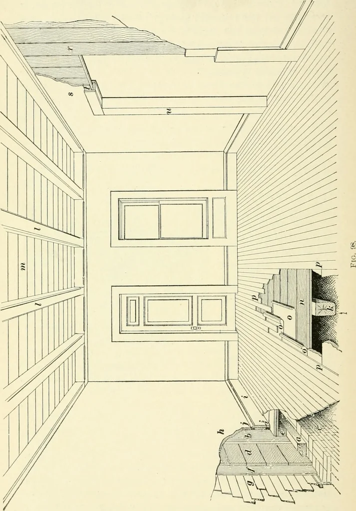 An illustration from A treatise on architecture and building construction, 1899, leaf 477