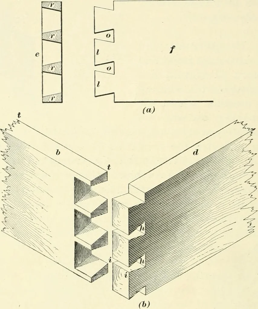 An illustration from A treatise on architecture and building construction, 1899, leaf 489