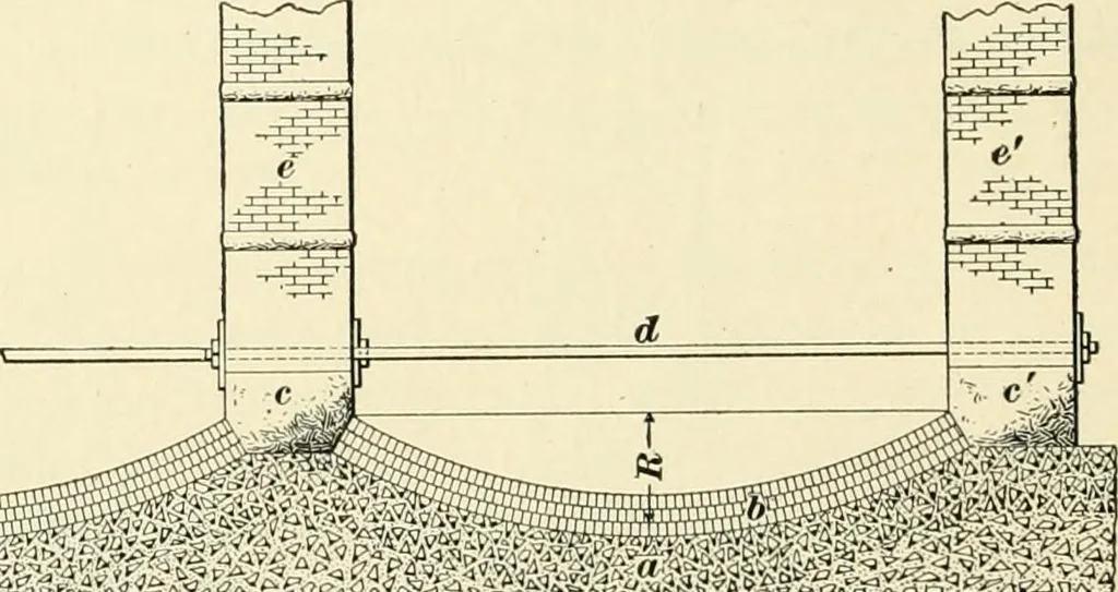 An illustration from A treatise on architecture and building construction, 1899, leaf 59