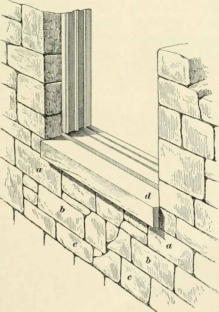 An illustration from A treatise on architecture and building construction, 1899, leaf 66