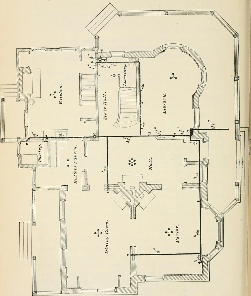 An illustration from A treatise on architecture and building construction, 1899, leaf 169