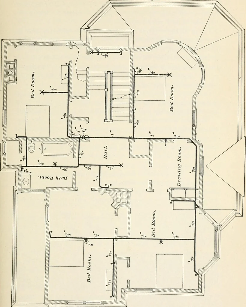 An illustration from A treatise on architecture and building construction, 1899, leaf 170