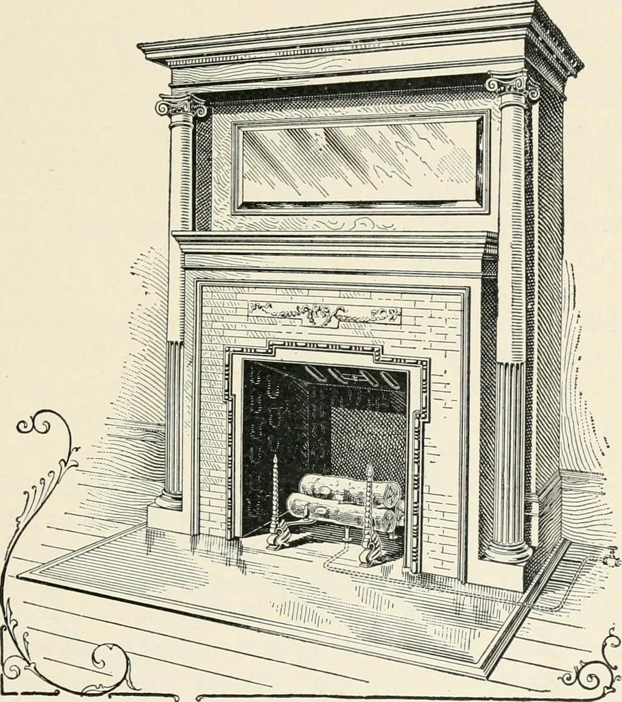 An illustration from A treatise on architecture and building construction, 1899, leaf 180