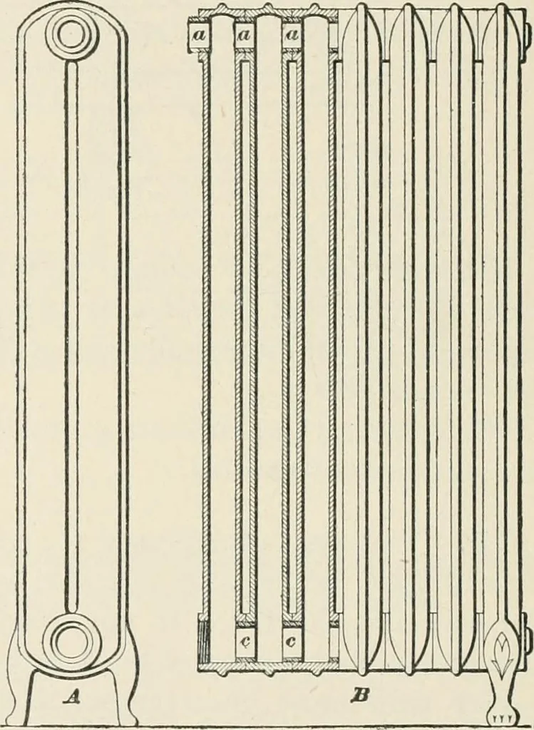 An illustration from A treatise on architecture and building construction, 1899, leaf 245