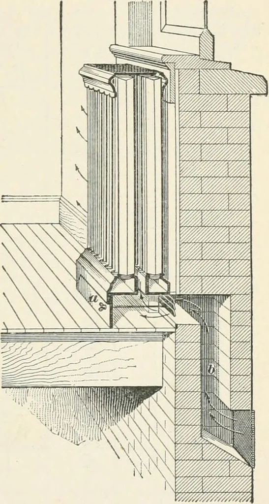 An illustration from A treatise on architecture and building construction, 1899, leaf 248