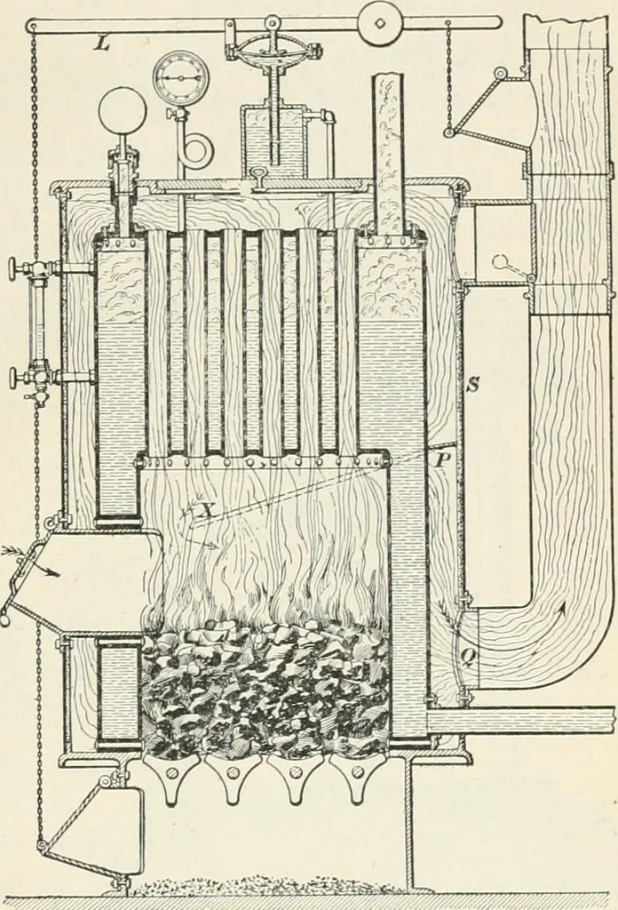 An illustration from A treatise on architecture and building construction, 1899, leaf 282