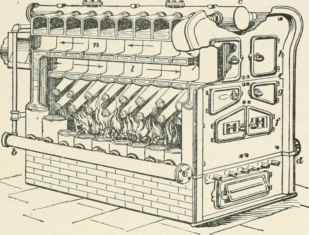 An illustration from A treatise on architecture and building construction, 1899, leaf 284