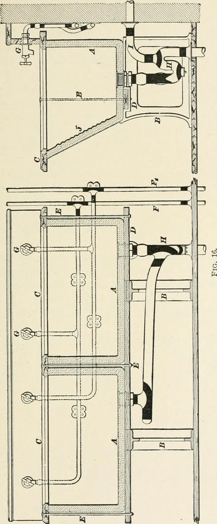 An illustration from A treatise on architecture and building construction, 1899, leaf 32