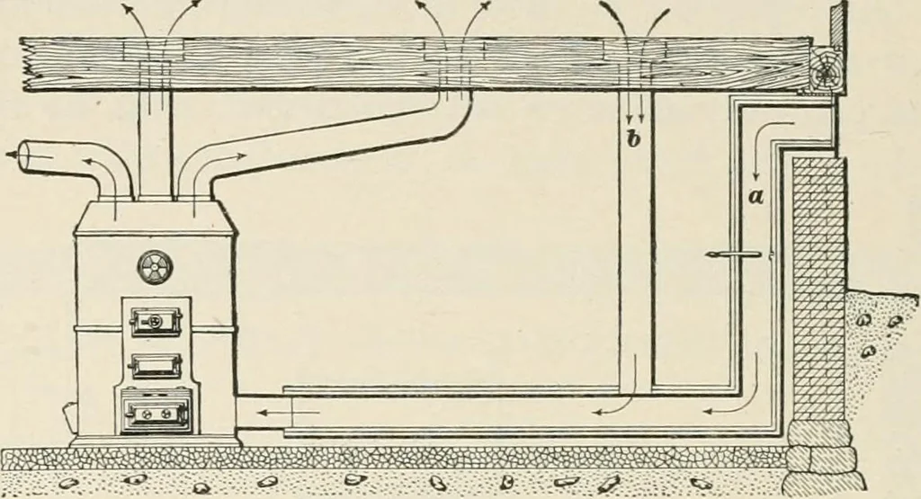 An illustration from A treatise on architecture and building construction, 1899, leaf 345