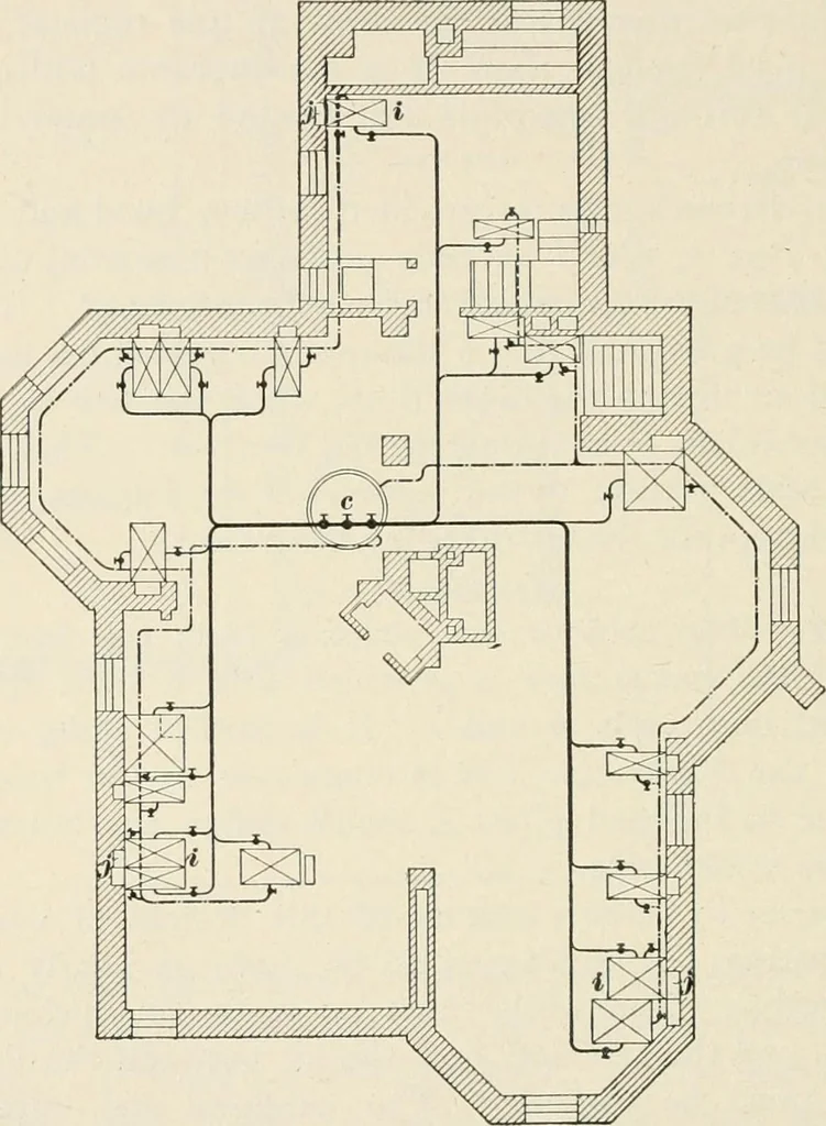 An illustration from A treatise on architecture and building construction, 1899, leaf 385