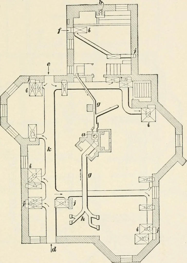 An illustration from A treatise on architecture and building construction, 1899, leaf 386