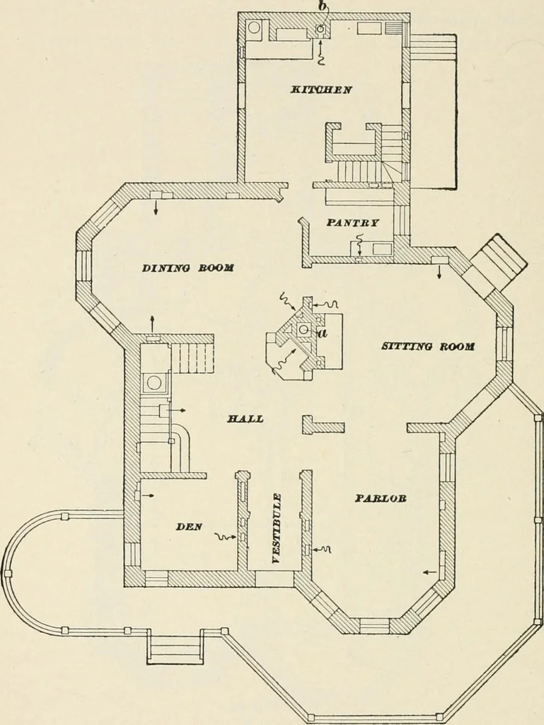 An illustration from A treatise on architecture and building construction, 1899, leaf 387
