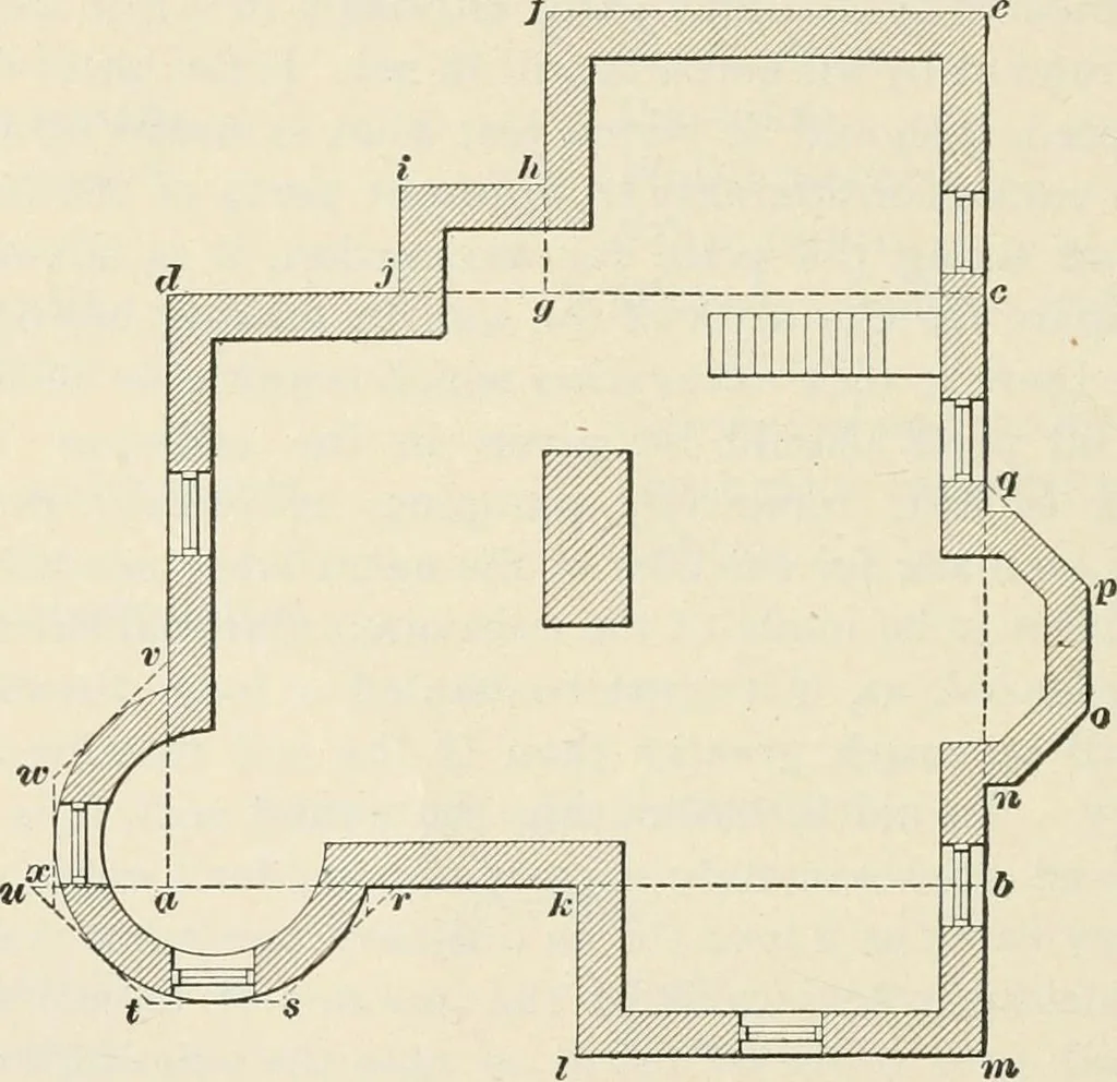 An illustration from A treatise on architecture and building construction, 1899, leaf 543