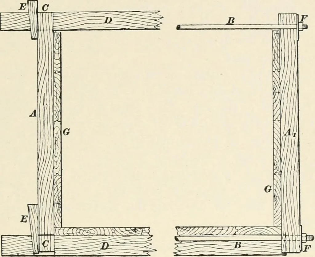An illustration from A treatise on architecture and building construction, 1899, leaf 56