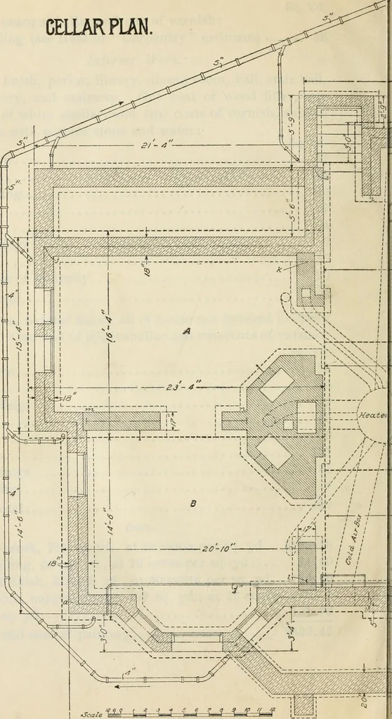 An illustration from A treatise on architecture and building construction, 1899, leaf 629