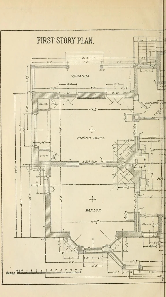 An illustration from A treatise on architecture and building construction, 1899, leaf 633