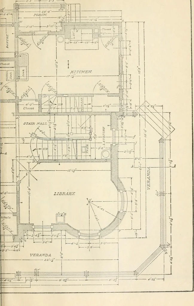 An illustration from A treatise on architecture and building construction, 1899, leaf 634