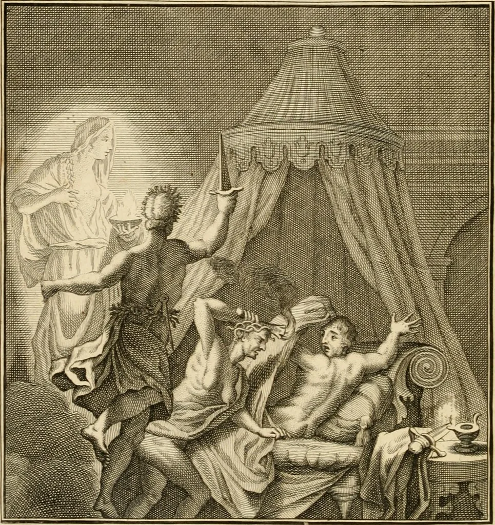 An illustration from A treatise on the art of painting, in all its branches; accompanied by seventy engraved plates, and exemplified by remarks on the paintings of the best masters .., 1817, leaf 127