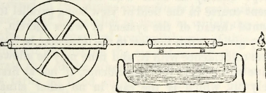 An illustration from Treatise on astronomy, 1833, leaf 102