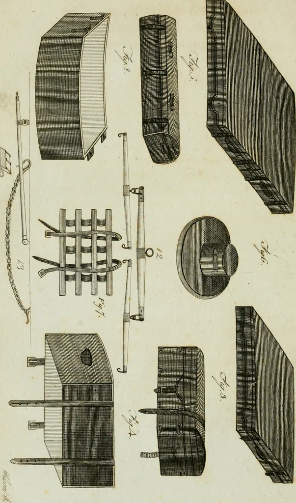 An illustration from A treatise on carriages : comprehending coaches, chariots, phaetons, curricles, whiskies, &c. : together with their proper harness, in which the fair prices of every article are accurately stated, 1796, leaf 293