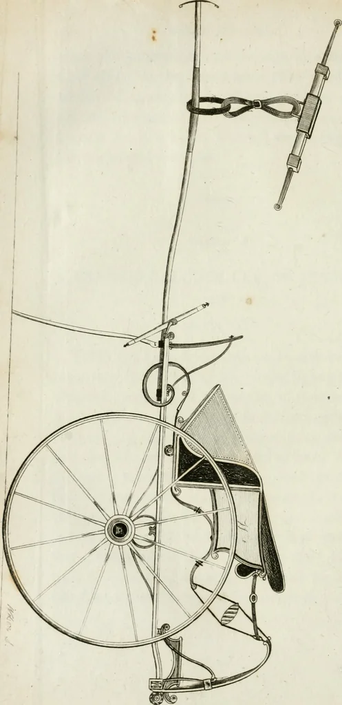 An illustration from A treatise on carriages : comprehending coaches, chariots, phaetons, curricles, whiskies, &c. : together with their proper harness, in which the fair prices of every article are accurately stated, 1796, leaf 159