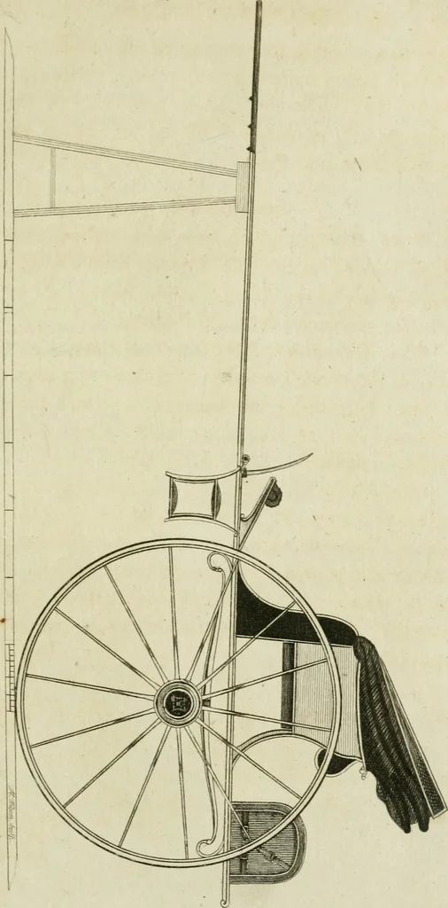 An illustration from A treatise on carriages : comprehending coaches, chariots, phaetons, curricles, whiskies, &c. : together with their proper harness, in which the fair prices of every article are accurately stated, 1796, leaf 190