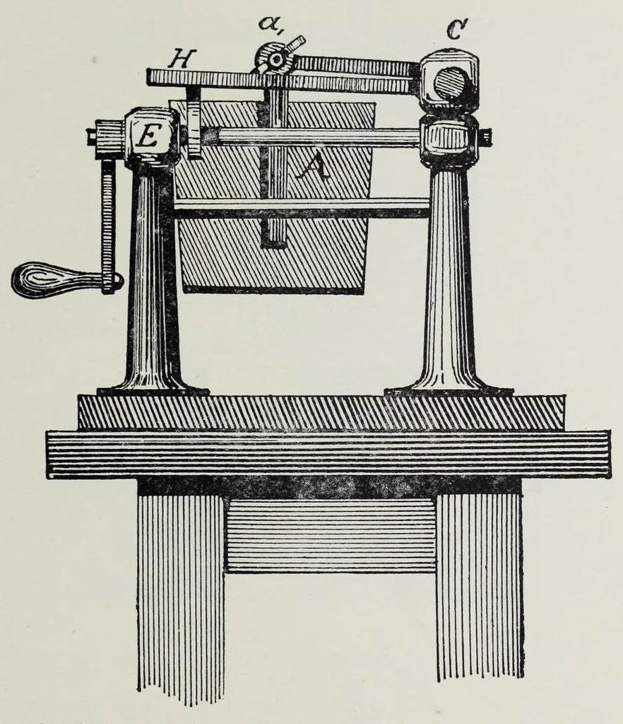 An illustration from A treatise on colour manufacture : a guide to the preparation, examination, and application of all the pigment colours in practical use, 1908, leaf 65