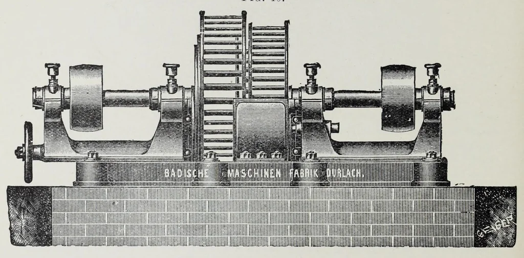 An illustration from A treatise on colour manufacture : a guide to the preparation, examination, and application of all the pigment colours in practical use, 1908, leaf 76