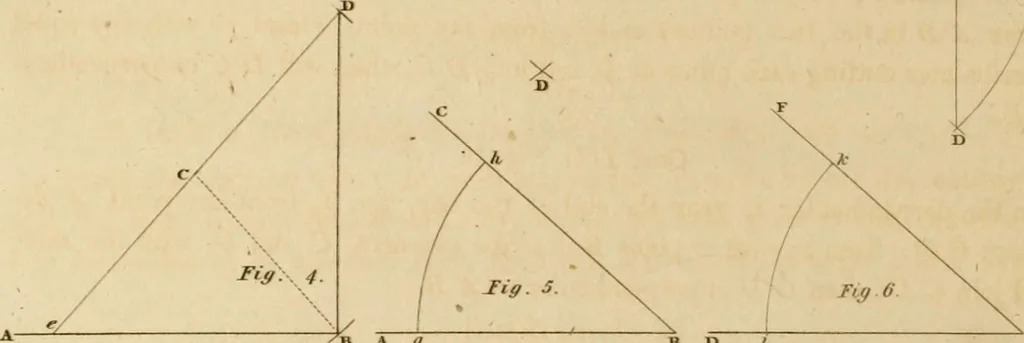An illustration from A treatise on the construction of staircases and handrails ... Preceded by some necessary problems in practical geometry; with the sections and coverings of prismatic solids, 1820, leaf 25