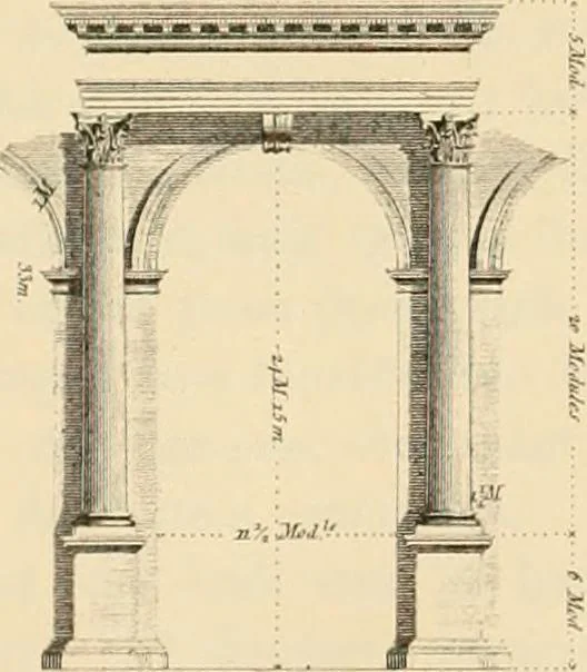 An illustration from A treatise on the decorative part of civil architecture, 1862, leaf 268