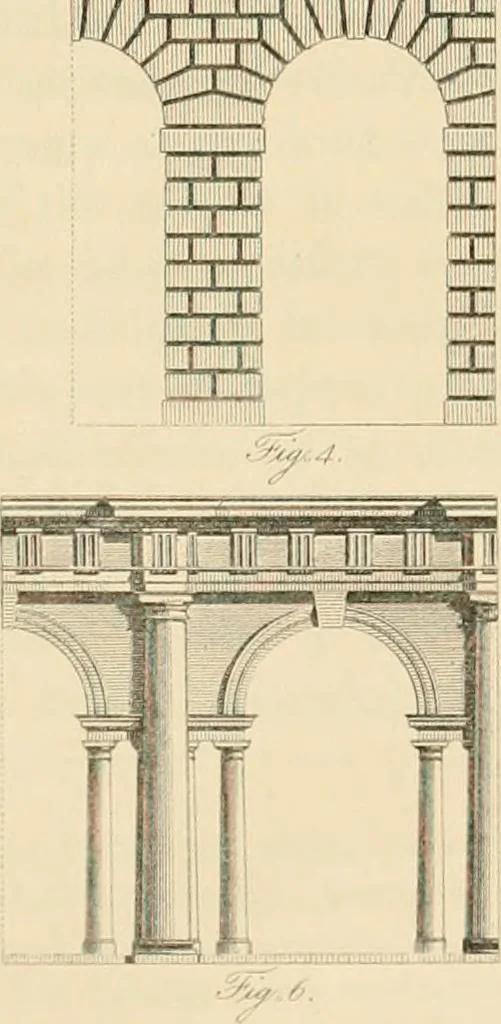 An illustration from A treatise on the decorative part of civil architecture, 1862, leaf 274