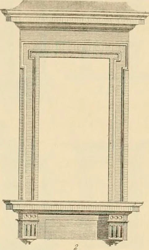 An illustration from A treatise on the decorative part of civil architecture, 1862, leaf 342