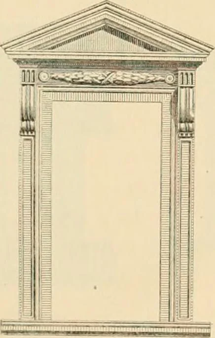 An illustration from A treatise on the decorative part of civil architecture, 1862, leaf 342