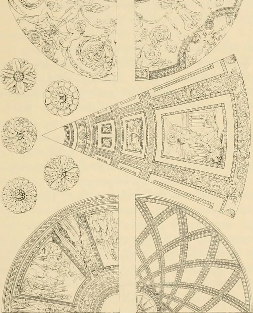 An illustration from A treatise on the decorative part of civil architecture, 1862, leaf 384